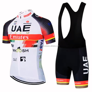 Conjunto de Jersey de Ciclismo de verano transpirable ligero de alta calidad para hombre, pantalones cortos de Jersey de bicicleta deportiva de carreras de equipo sin costuras - Product Image 4