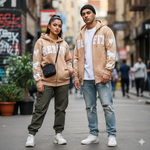 Fabricante de Sudaderas con Capucha al por Mayor, Corte Holgado, 450 GSM, 100% Algodón, Felpa Francesa, Sudaderas con Capucha Personalizadas con Bordado Desgastado y Cierre de Cremallera - Product Image 5