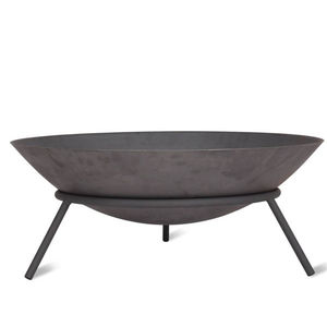 Classic Round Steel Fire Pit Bowl For Outdoor Garden Camping Metal Brazier Heater Stove With 3 Legs For Wood & Charcoal Burning - Product Image 5