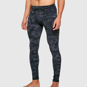 Leggings de Compresión Largos para Hombre, Secado Rápido, Cintura Elástica, Spandex, Poliéster, 220g - Product Image 1