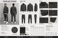 Survêtement cargo streetwear pour homme avec logo personnalisé, tissu de qualité supérieure, veste zippée, pantalon jogger, coupe classique, léger, printemps