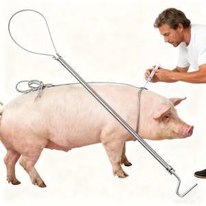 Pértiga de Captura de Animales de Acero Inoxidable para Cerdos y Perros, Herramienta de Sujeción para Ganado, Equipo Agrícola - Product Image 4