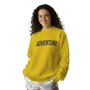 Customized Logo Front Women Winter Oversized Mockneck <b>Top</b> Long Sleeve Sweatshirt Soft Touch Outfit Quick Dry Breathable - Product Image 1