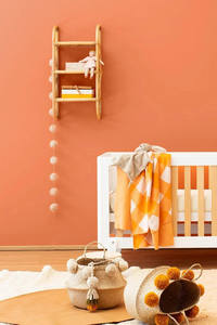 Handmade 3-Tier Rattan <b>wall</b>-<b>mounted</b> <b>shelf</b> X Lattice Bamboo Floating Rack Kids Nursery Toy Living Room Decorative Storage Holder - Product Image 3