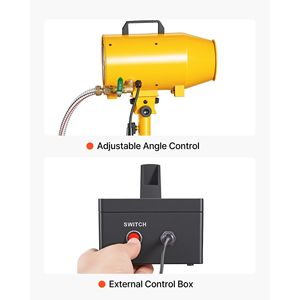 Macchina per Bolle di Schiuma con Angolo Regolabile, Generatore di Schiuma Densa con Struttura Triangolare, Facile da Usare - Product Image 6