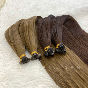 Listo para enviar Extensiones de cabello de trama recta de doble dibujado 20 ''-24'' Cabello humano vietnamita crudo Precio al por mayor Trama Genius - Product Image 2