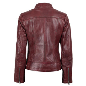 Veste en cuir pour femme, best-seller de la mode, style élégant avec construction durable et finition haut de gamme - Product Image 3