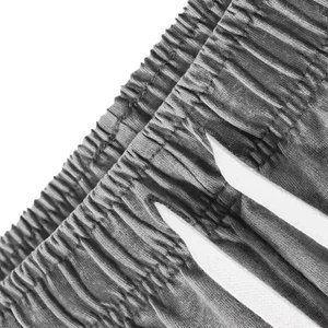 Custom Stylish Acid Wash Shorts <b>Set</b> Men Matching Two Piece Summer Casual Streetwear Look Crew Neck Casual summer shorts <b>Sets</b> - Product Image 6