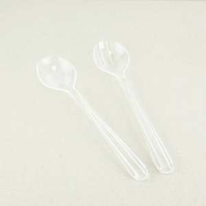 [Holar] Juego de Tenedores para Ensalada de Plástico Transparente Irrompible de 9 Pulgadas, Hecho en Taiwán, para Cocina, Comedor, Buffet y Catering - Product Image 4