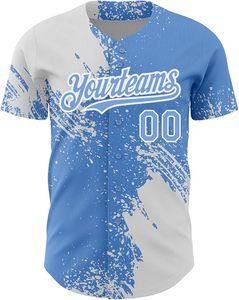 Maillot de baseball personnalisé avec logo brodé, uni, entièrement boutonné, vente en gros, séchage rapide, tenue de sport, uniforme de baseball - Product Image 3