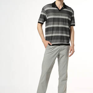 เสื้อโปโลชาย พิมพ์โลโก้/สีตามสั่ง ทรงสวย ระบายอากาศดี สวมใส่สบาย ขายดี ราคาสมเหตุสมผล - Product Image 1