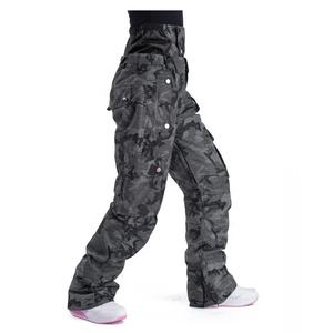 Pantalones de Esquí de Camuflaje para Hombre, Impermeables, para Snowboard, Deportes de Invierno al Aire Libre, con Cintura Ajustable y Múltiples Bolsillos - Product Image 4