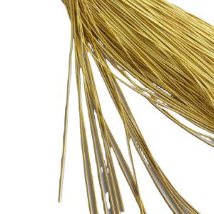 Hilo de Zari Real Bullion Dabka, Encaje Jalebi, Patrón a Cuadros Vintage para Bordado a Mano, KUSHANG TEXTILE, Color y Tamaño Personalizados - Product Image 1