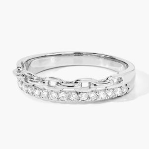 Anillo de Diamantes de 0.5CT con Certificado IGI, Plata de Ley 925, Chapado en Oro, Cultivado en Laboratorio, CVD, Color FG, VS1, Joyería de Compromiso de Lujo para Mujer - Product Image 4