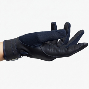 Gants d'été en cuir OEM respirants unisexes pour sports équestres, noirs, à forte adhérence, vente en gros pour le Pakistan 2026 - Product Image 6
