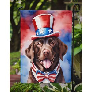Multicolor Labrador Retriever Patriotic American <b>Garden</b> Flag Mailbox Decorative Yard Flag Banner <b>for</b> Patio Yard Lawn <b>Signs</b> - Product Image 3