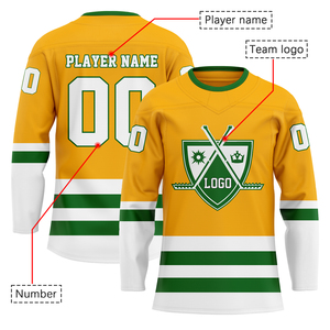 Jersey de Hockey sobre Hielo Sublimado Personalizado OEM, Uniforme de Equipo Profesional, Fabricante Mayorista - Product Image 2