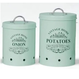 Boîte de rangement en métal de grande taille, qualité supérieure, luxe, taille personnalisée, écologique, pour thé, sucre, café - Product Image 2