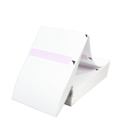 500 Hojas de Papel Térmico Directo para Códigos de Barras, 100x150 mm (4x6), Resistentes al Agua y al Aceite, Sensibles al Calor, Autoadhesivas, Libres de BPA