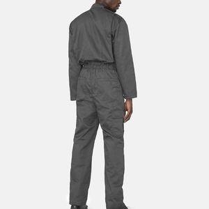 Combinaison de travail réfléchissante blanche pour hommes, uniforme de sécurité en coton avec impression de logo, service OEM - Product Image 2