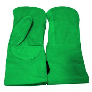 Guantes de Soldadura de Cuero Reforzado de Alto Rendimiento, Resistentes al Fuego, Certificación CE, 11 oz, Puño de Seguridad Antideslizante - Product Image 2