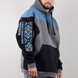 Sweat-shirts brodés pour hommes, en coton doux, décontractés, pantalons de jogging pour un confort et un style au quotidien - Product Image 2