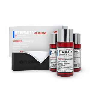 Revêtement céramique au graphène Fireball Eternity 105 ml (3 x 35 ml) Durabilité 10 ans Bouclier hydrophobe Résistant aux produits chimiques Effet miroir - Product Image 1