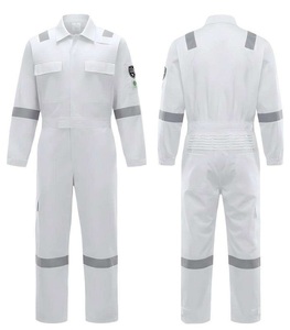 Combinaison de travail pour hommes, résistante aux flammes, haute visibilité, vêtements FR, combinaisons électriques, uniforme de sécurité - Product Image 1