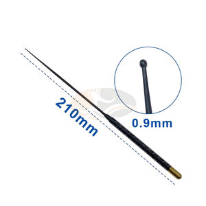 Micro Espátula Gancho para Vasos Nerviosos, Diseño Lágrima 3x0.9mm, Cureta de Acero Inoxidable, Instrumento Quirúrgico Manual, Certificado CE - Product Image 3