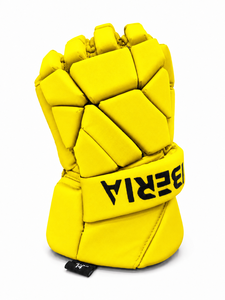 Gants de lacrosse jaunes IBERIA Premium en gros pour hommes |   Gants de lacrosse rembourrés et protecteurs |   Gants d'équipe personnalisés - Product Image 5