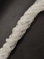 Cuentas de Cuarzo Cristalino Natural Facetado en Forma de Rondelle de 8 mm, Hilo de 16 Pulgadas, Fabricante, Proveedor, Joyería al por Mayor