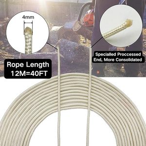 Cuerda marina de alta resistencia de 4 mm, mezcla de poliéster y nailon, para navegación, pesca, amarre, anclaje. - Product Image 4