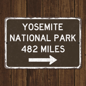 CIFbuy Repliche di Cartelli Stradali Vintage Personalizzati del Parco Nazionale di Yosemite, Targhe Decorative da Parete Personalizzate come Souvenir - Product Image 4