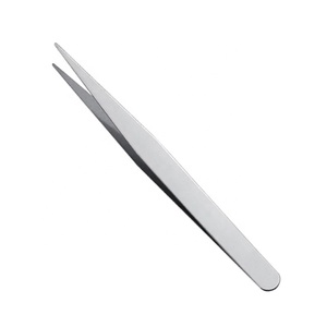 Pinzas para Pestañas de Acero Inoxidable, Puntiagudas, de Precisión, Duraderas, Lisas, Antiestáticas, con Agarre Perfecto para Mujeres - Product Image 1