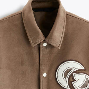 Chaqueta Letterman con Cuello Alto y Logotipo Personalizado, Prenda de Moda para Hombre, Transpirable, Ecológica, MOQ Bajo, para Uso en Exteriores - Product Image 5