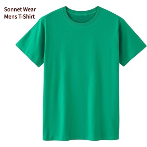 Casual Mens solid <b>short</b> sleeve t shirt for summer - Product Image 1