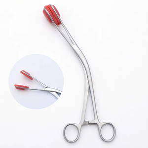 คีมจับฟองน้ำสำหรับสัตว์เลี้ยง TYNEX SURGICAL INDUSTRIES ทำจากสแตนเลสสีแดง ปลายกันลื่น ใช้ซ้ำได้ ขนาด 25 ซม. ได้รับการรับรองมาตรฐาน CE ระดับ II - Product Image 6