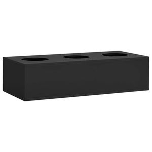 Jardinière rectangulaire en acier anthracite M Tough, pots et jardinières élégants - Product Image 2