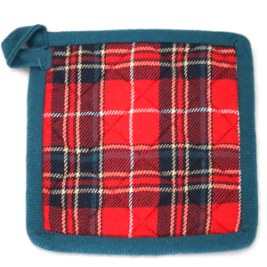 Fournisseur indien de porte-pots en coton 100% à motif de contrôle de qualité supérieure en toile de coton recyclé au prix de gros - Product Image 4