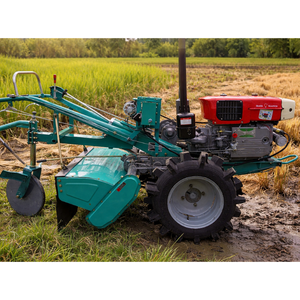 รถไถเดินตาม Mollik 281 รุ่น Smart Power Tiller 32 แรงม้า แบบมีล้อ รถแทรกเตอร์สำหรับทำฟาร์ม สีเขียว ระบบเกียร์ขับเคลื่อน 2 ล้อ - Product Image 6