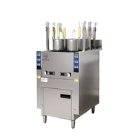 Nouvelle Cuiseuse à Nouilles Commerciale Automatique Multi-Têtes 12KW – Équipement de Cuisson Rapide pour Pâtes, Idéal pour Cantines et Restaurants Rapides