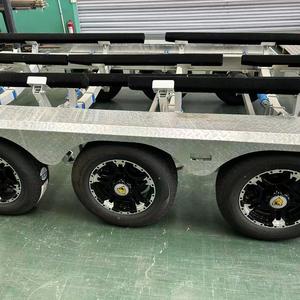 Cette <span class=keywords><strong>remorque</strong></span> de <span class=keywords><strong>bateau</strong></span> d'alliage d'aluminium de 8.5-9m est idéale pour transporter le grand équipement. Fabriqué tout en aluminium - Product Image 2