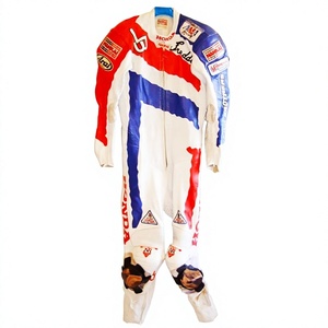 Traje de Carreras Freddie Spencer Zonda de 1 Pieza en Cuero Vacuno/Canguro para Motociclismo/Pista/MotoCP, Mono/Traje para Motociclistas Profesionales - Product Image 1