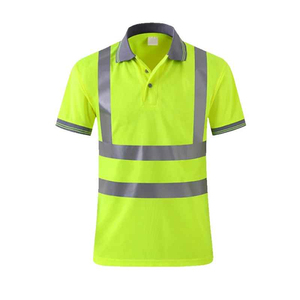 Camisa de Seguridad Reflectante de Alta Visibilidad de Poliéster para Trabajo Industrial al Aire Libre - Diseño Cómodo y Transpirable - Product Image 1