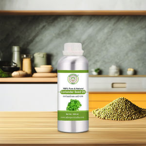 100% huile essentielle de graine de coriandre naturelle pure fournisseur en vrac distillée à la vapeur qualité aromathérapie - Product Image 2