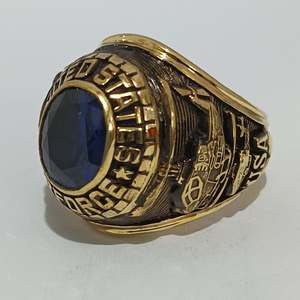 แหวนทองเหลืองพร้อมเพทายใช้ได้ทั้งชายและหญิง - Product Image 3