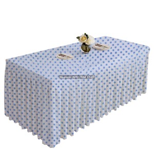 Beautiful Floral Hand Block Printed <b>Rectangle</b> Cotton Table Cover Woven Technique For Home And Parties Pure Cotton Fabric - Product Image 2