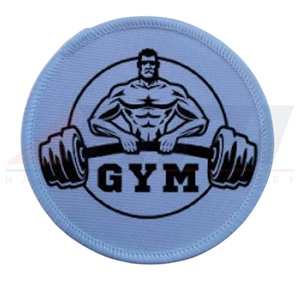 Patch de sublimation authentique avec impression par sublimation pour vêtements de sport, patch en cuir personnalisé avec options double usage : thermocollant et à coudre - Product Image 2