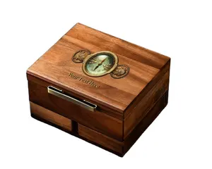 Erkekler için Modern izle kutusu ahşap saklama kutusu 5 yuvaları ile altın pusula kişiselleştirilmiş saat vitrini üzerinde özel baskı gül