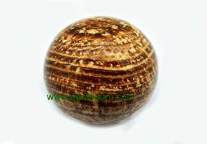 Esfera de Piedra Preciosa Turquesa, Esfera Curativa de la India, Esfera de Meditación Hecha a Mano en India - Product Image 4